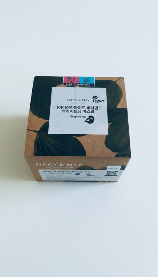 Mary & May Niacinamide Vitamin C Brightening Mask – 30 Tuchmasken