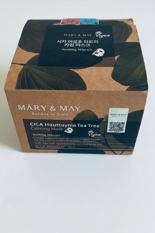 Mary & May CICA Houttuynia Tea Tree Calming Mask – 30 Tuchmasken